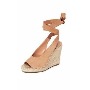 Jouw Kael Suède Espadrilles in Blush
